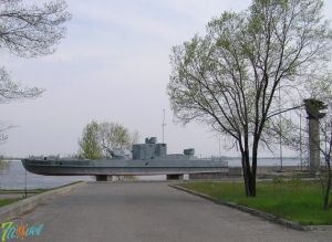 Военный корабль (использовался в боях за Сталинград)